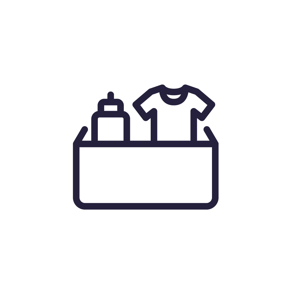 Decluttering and home organization icon